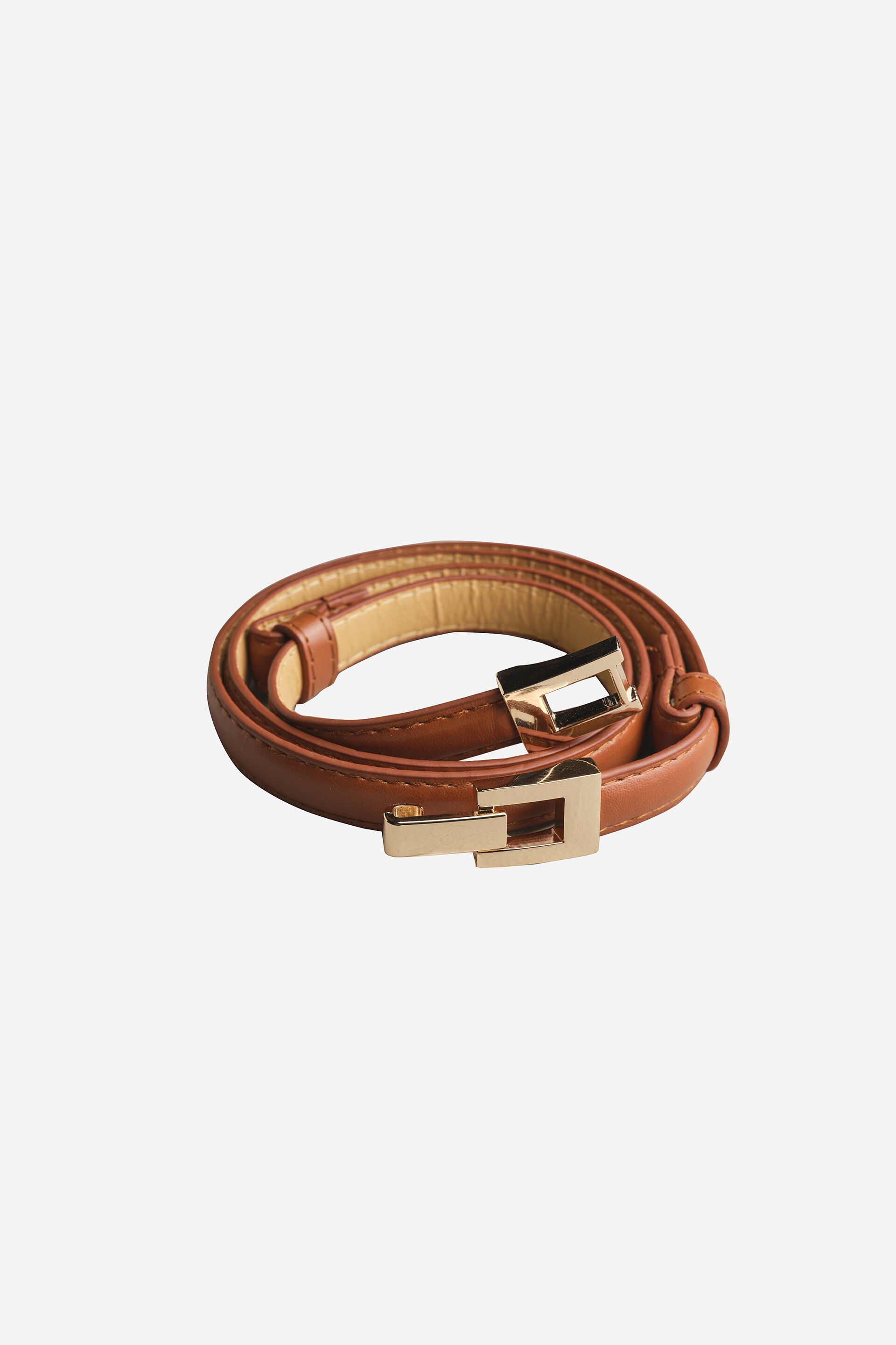 Slender Tan Belt, , image 1